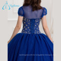 Blue Puffy Ballkleider Sweetheart Quinceanera Kleider Mit Jacke